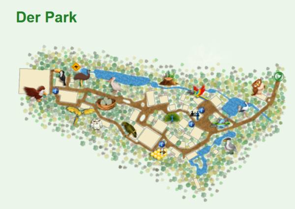Parkplan Vogelpark Olching