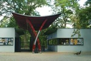 Eingangsbereich im Tierpark Straubing
