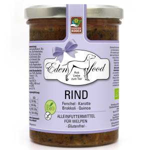 Edenfood Welpenmenü Bio-Rind