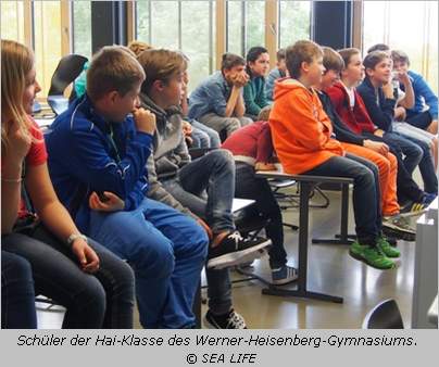 Schüler der Klasse 6b des Werner-Heisenberg-Gymnasiums 