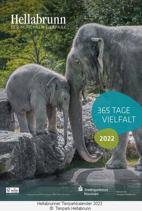 Hellabrunner Tierpark-Kalender 2022 Titelbild