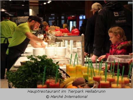Hauptrestaurant  im Tierpark Hellabrunn  