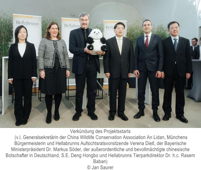 Tierpark Hellabrunn - Verkündung des Projektstarts